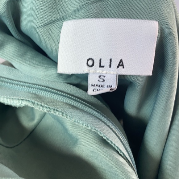 Lulu’s Sage Blue Asymmetrical cutout midi dress - Picture 7 of 8